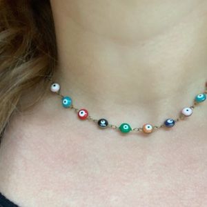Evil eye necklace